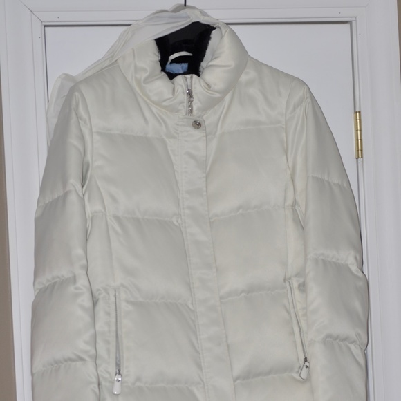 Coach Jackets & Coats White Down Coach Coat Xl Poshmark